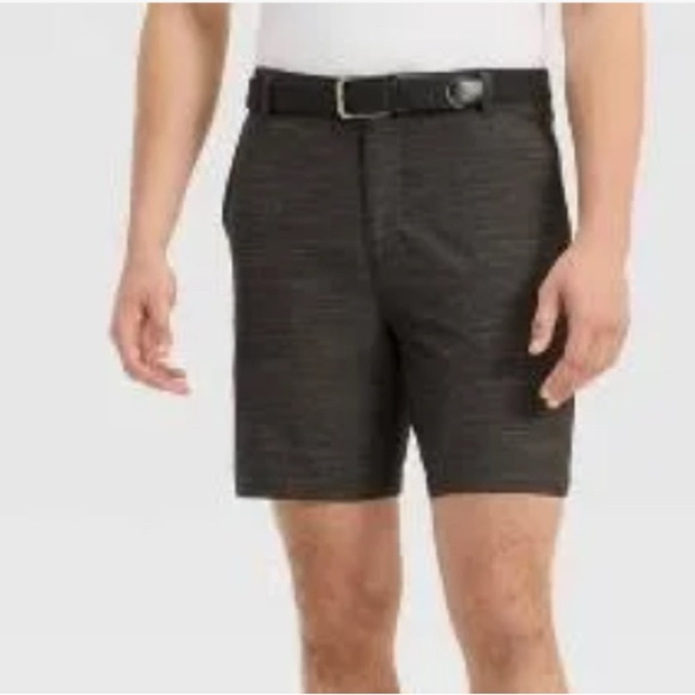 Men's Black Golf Shorts
